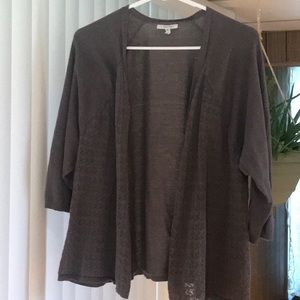 Lightweight Grey Cardigan Maurices sz 3